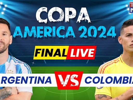 Argentina vs Colombia, Copa America 2024 Final Live Score: Line-Ups Out, Check Playing XI