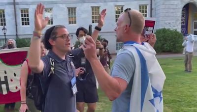 Pro-Palestinian demonstrations resume at Emory University: Counter-protesters clash on campus