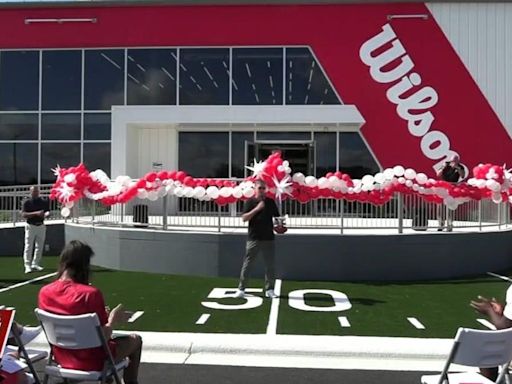 Wilson Football Factory in Ada unveils new state-of-the-art factory as it continues long-standing partnership with the NFL