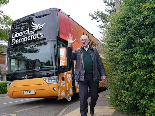 Lib Dems to embark on a 1,343-mile journey in a bid to claim Tory seats