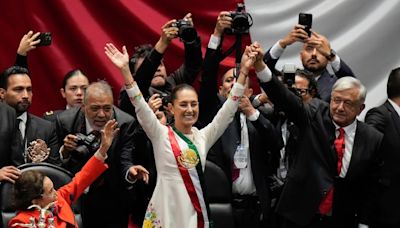 Mexico swears in first female president: Claudia Sheinbaum