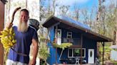 He's spent 5 years building a cabin in the woods in Hawaii to escape the Minnesota winters. Now, he's planning to move there for good.