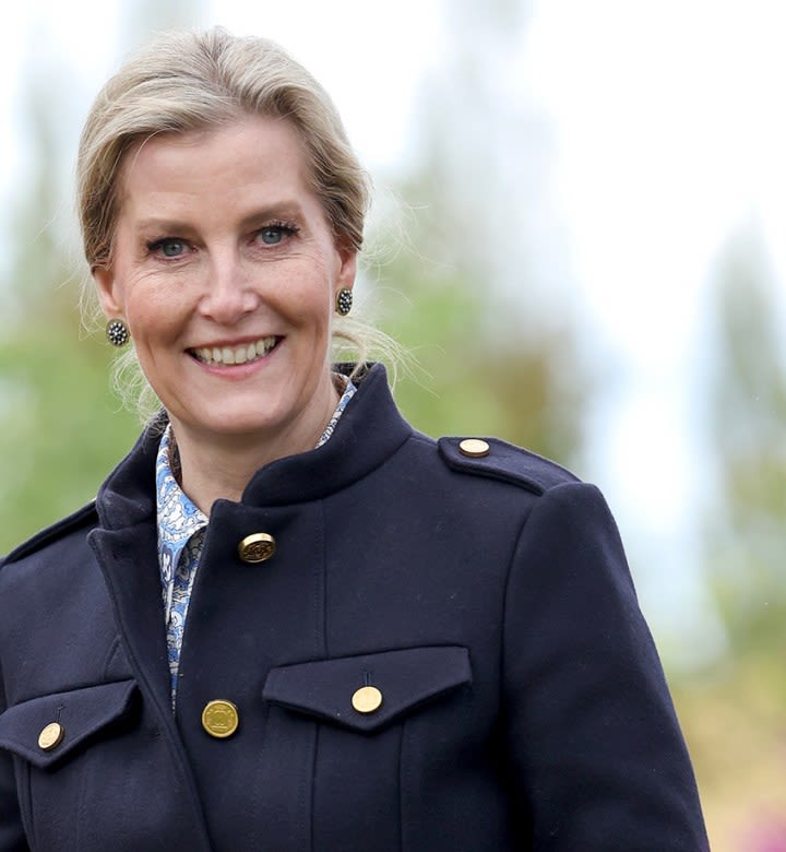 Duchess Sophie Wore a Chic Collarless Coat and Now I Want One for Spring
