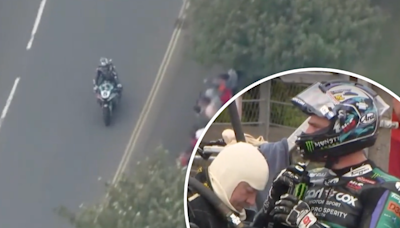 Isle of Man TT results: Michael Dunlop suffers visor calamity as he loses out in dramatic Superbike race