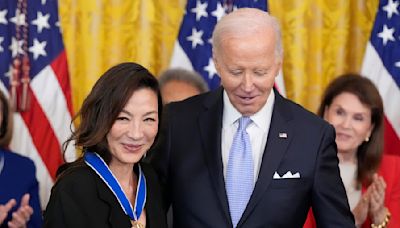 Biden awards the Medal of Freedom to Nancy Pelosi, Medgar Evers, Michelle Yeoh and 15 others