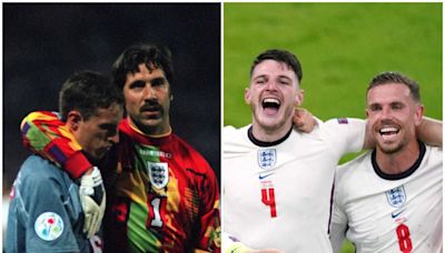 Penalty pain and Wembley joy – A look at England’s past semi-final showdowns