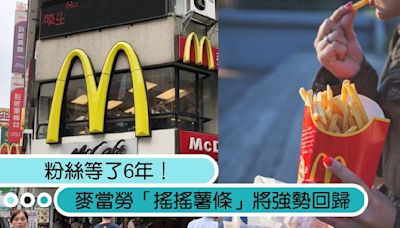 等了6年！麥當勞超夯「搖搖薯條」將強勢回歸，粉絲許願成功嗨翻