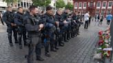 Policeman dies after being stabbed at anti-Islam event in Mannheim