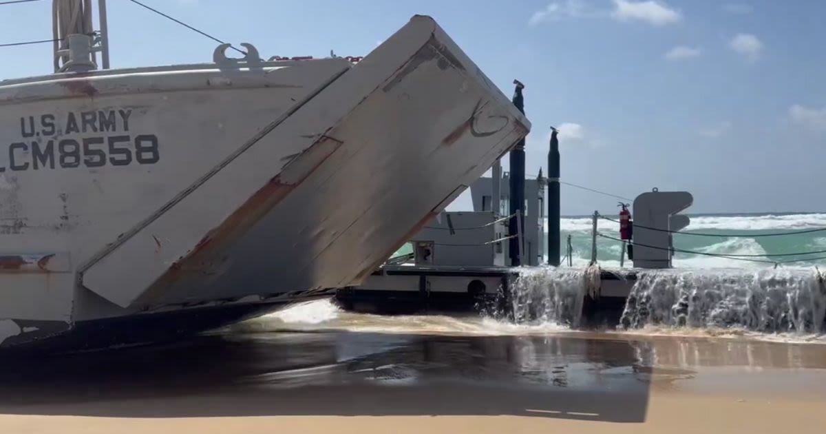 Disaster as Biden’s Gaza Pier Washes Away, US Navy Ships Run Aground Trying to Retrieve It