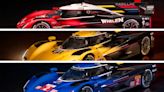 Cadillac unveils paint schemes for V-LMDh prototype cars in Rolex 24 at Daytona debut