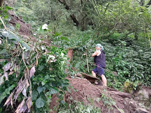 開放才一天…北大武山步道坍塌搶修至少一個月 檜谷山莊山友昨已離開