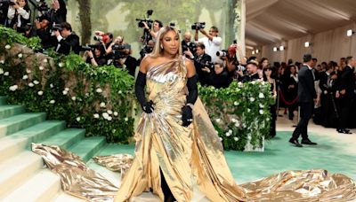 Serena Williams Stays Winning in a Gilded Gown at the 2024 Met Gala
