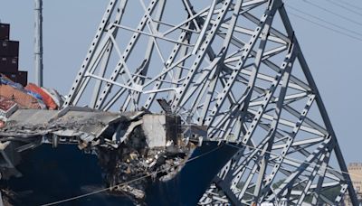 Cargo ship at Baltimore Key Bridge collapse site to be refloated, moved
