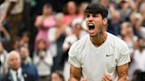 Alcaraz wins five-set Wimbledon thriller as Gauff eases through