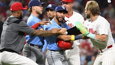 The Phillies are rolling and can taste it after rallying past Rays as benches clear