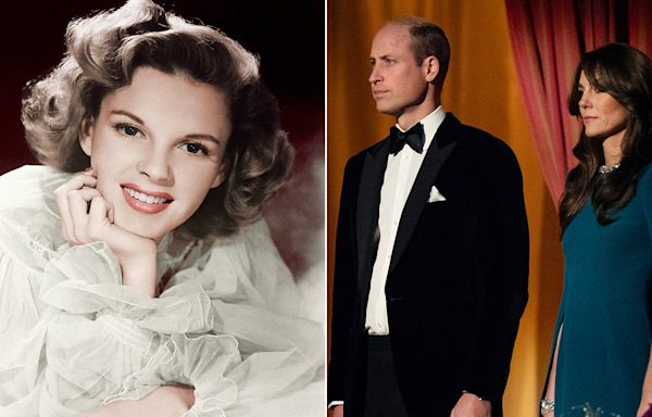 Judy Garland reportedly had help of PI to fight addiction, Prince William and Kate 'going through hell'