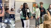 Teacher and classmates go all out to show Black students support during Black History Month