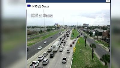 Heavy traffic on IH35 at bridges One and Two, proceed with caution