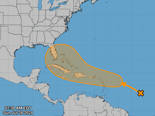 Tropical depression may form from 'area of disturbed weather' in central Atlantic, NHC says