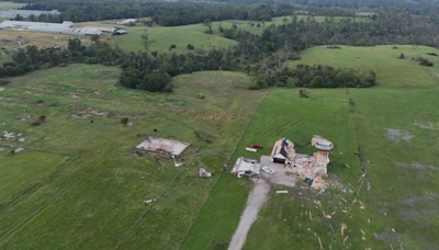 Drone video shows utter devastation after apparent tornado rips through Decatur