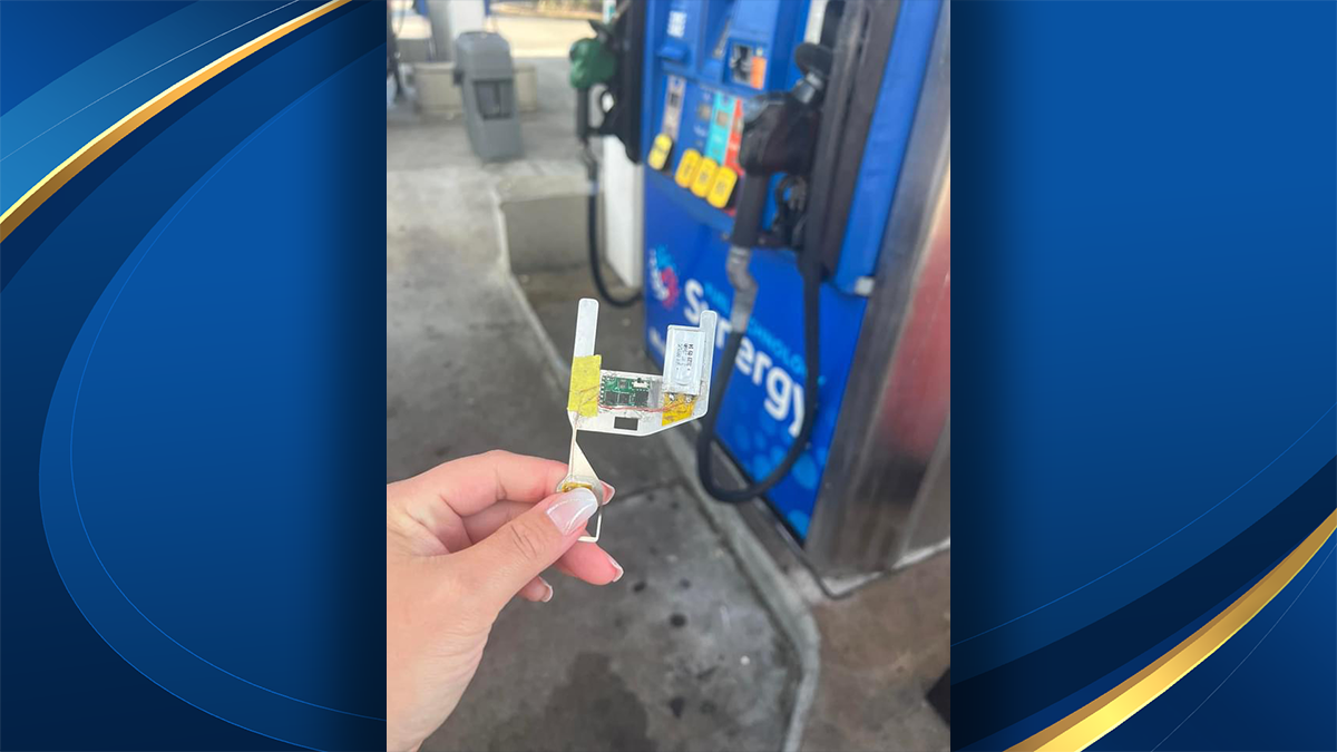 Customer finds card skimmer at gas pump in south Fort Myers