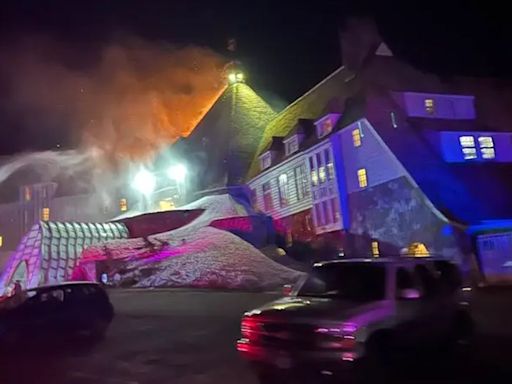 Massive fire breaks out at iconic hotel made famous by Jack Nicholson’s ‘The Shining’