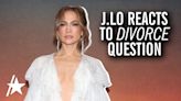 Jennifer Lopez Reacts To Reporter’s Question About Ben Affleck Divorce | Access