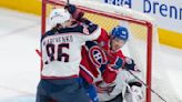 Harvey-Pinard scores 3, Canadiens beat Blue Jackets 8-2