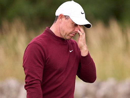 Rory McIlroy's wife is nowhere to be seen after he misses cut at Open