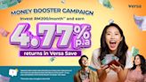 Malaysian digital wealth management application Versa introduces Money Booster Campaign to boost users savings