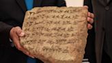 Iraq displays 2,800-year-old stone tablet returned by Italy