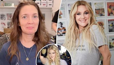 Drew Barrymore goes back to blond as she recreates her 2003 ‘Charlie’s Angels: Full Throttle’ premiere look