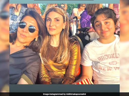 The 3-Generation "Certified Swifties" - Neetu, Riddhima And Samara Kapoor. Pics From Taylor Swift Concert