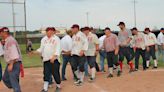 Scenes from Sturgis Fest vintage baseball action