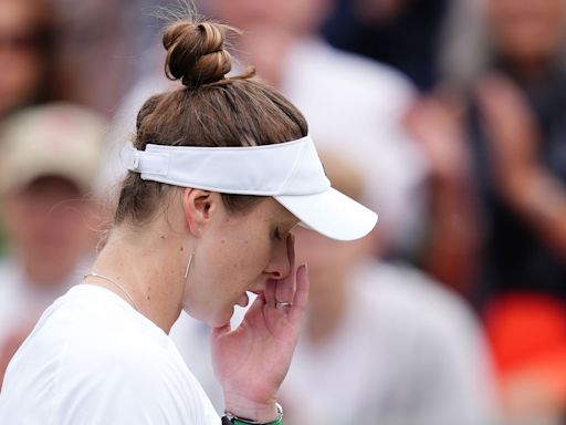La tenista ucraniana Elina Svitolina llora en Wimbledon por el ataque ruso a un hospital infantil: "Sentí un dolor insoportable"