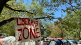 Small anti-war protest ruffles University of Michigan graduation ceremony