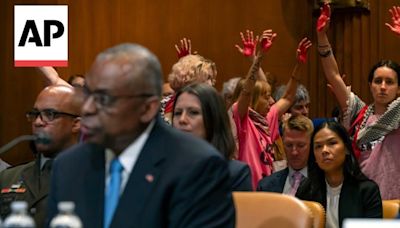 WATCH: Protesters interrupt Lloyd Austin during Senate committee hearing