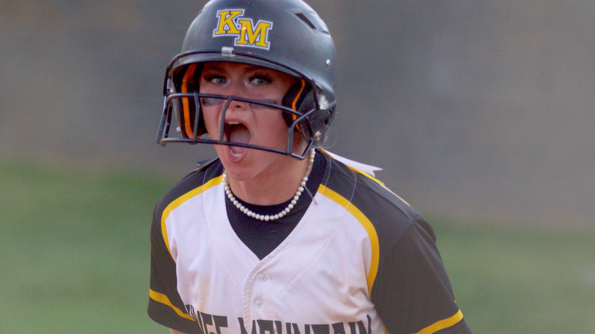 In her final home game, Kings Mountain softball's Kali Weaver talks about her big night