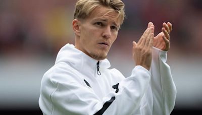 Arsenal captain Martin Odegaard provides injury update