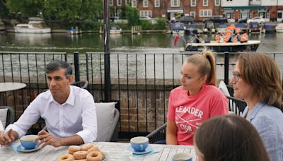 Lib Dems stick oar in to Sunak’s riverside campaign visit