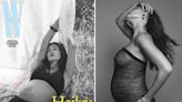 Pregnant Hailey Bieber shows off her baby bump in lingerie for W magazine cover