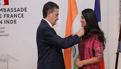 HCL Tech's Roshni Nadar Malhotra receives France's highest civilian award
