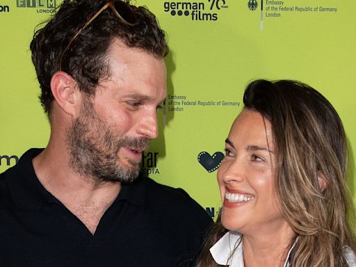 Jamie Dornan and his wife Amelia Warner make a rare public appearance