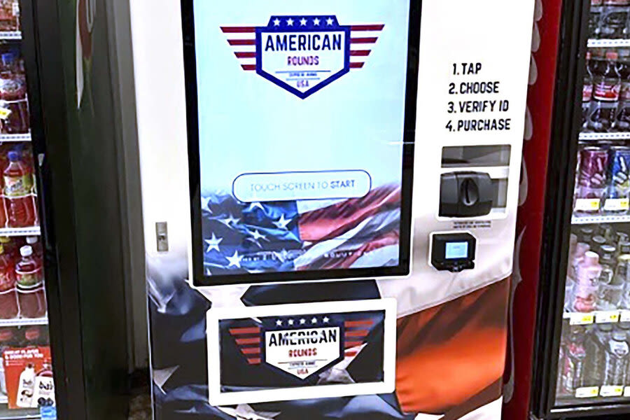 Bullet vending machines in grocery stores? Gun control advocates aren’t happy.