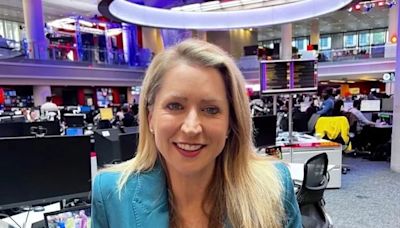 BBC News star flooded with support from viewers as she returns after a year off-air