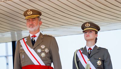 La princesa Leonor acompaña al Rey hasta Lleida en el que es su primer acto oficial juntos
