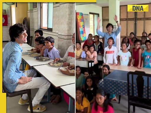 Watch: Abhay Verma celebrates at orphanage as Munjya crosses Rs 100-crore mark, video goes viral