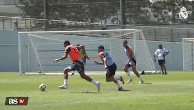 WATCH: Thibaut Courtois puts ACL injury firmly behind him with outrageous save during Real Madrid training