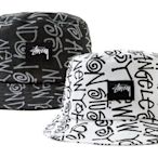 【超搶手】全新正品 2014 秋季 STUSSY CITIES BUCKET HAT 城市系列 滿版 漁夫帽 黑 白