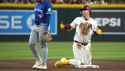 Corbin Carroll homers twice and drives in 6, Diamondbacks blast Blue Jays 12-1